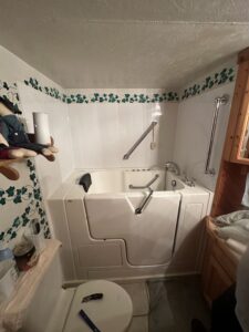 American Standard walk-in tub installation for small bathrooms in Dublin Ohio