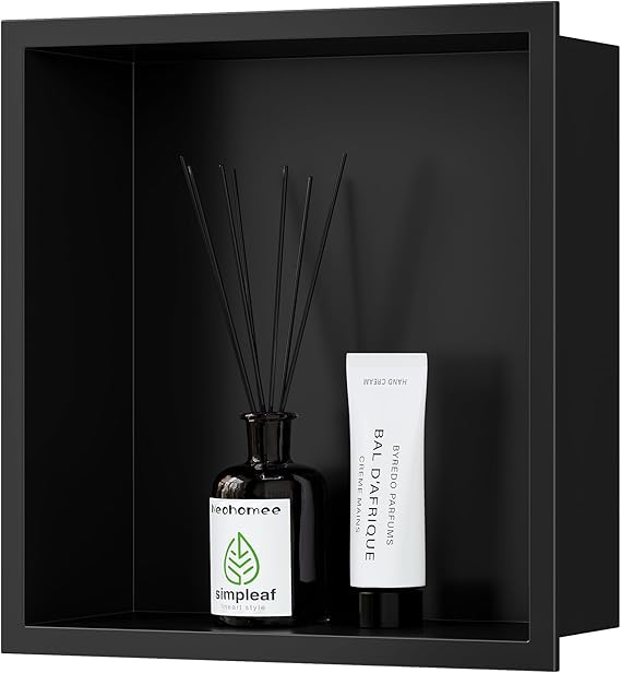 Neo drain Shower Single niche insert (Matte Black)