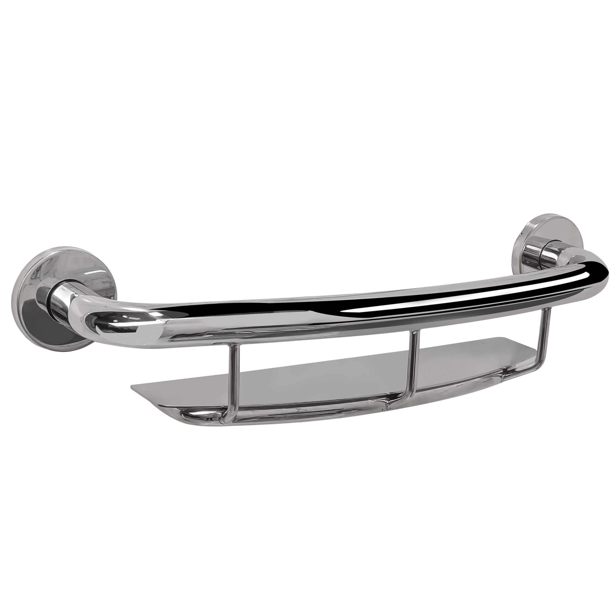 Shelf with grab bar (Chrome)