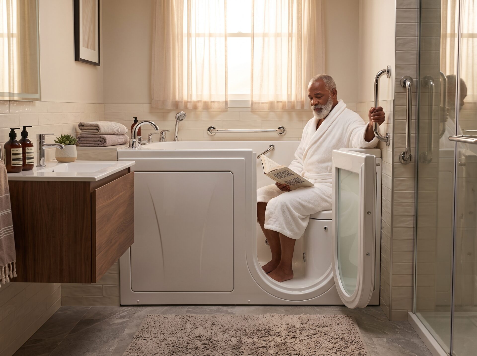 Bathroom Grab Bars — Bathroom Grab Bars: 5 Essential Places For Safety