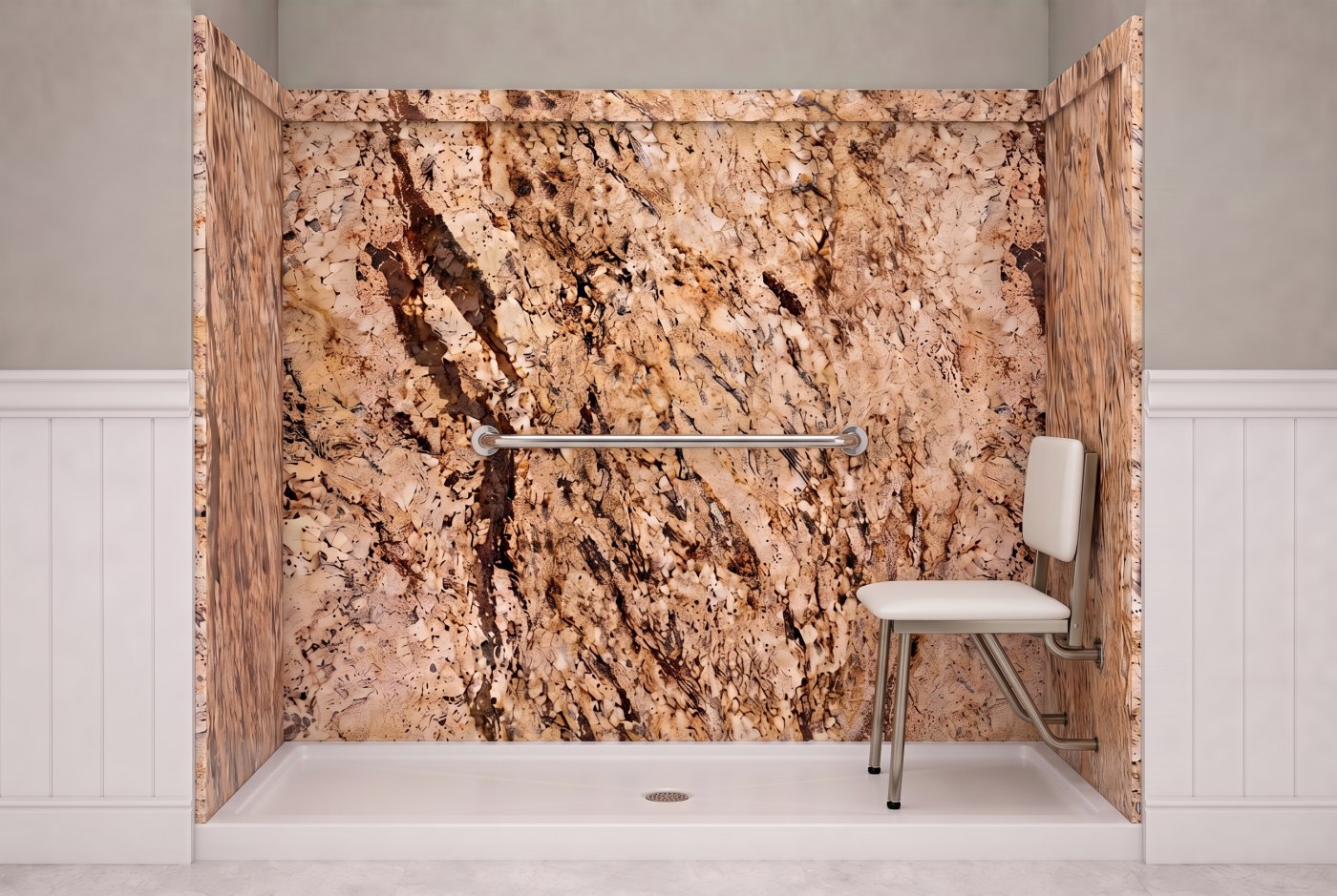 Golden Beaches + Padded Seat + Chrome Bar