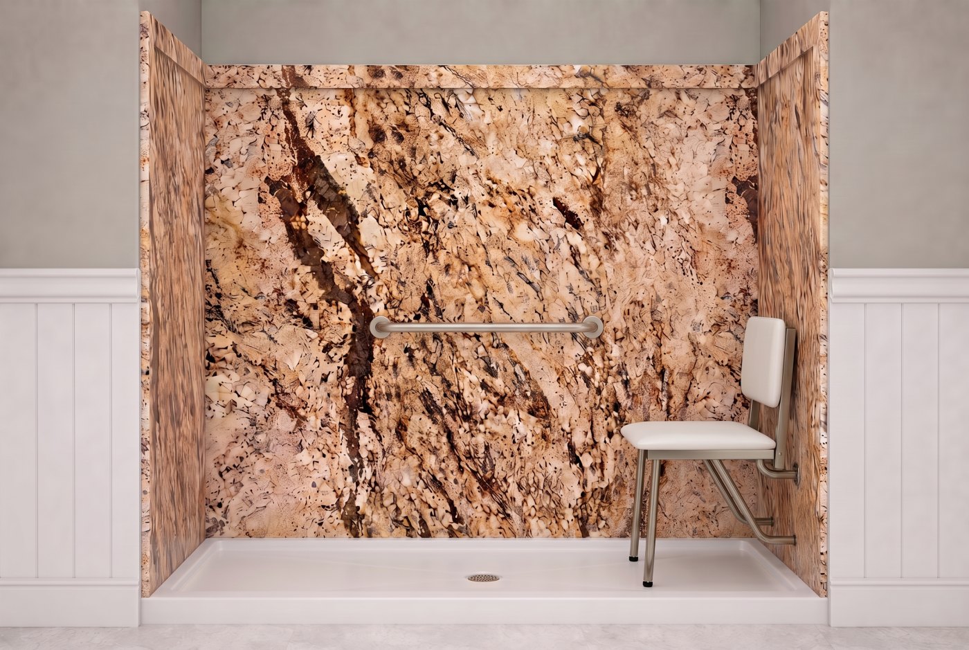 Golden Beaches + Padded Seat + Nickel Bar