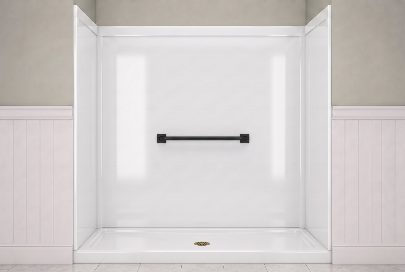 White + Black Bar