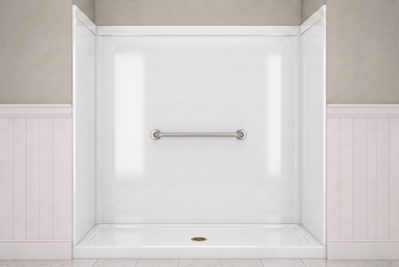 White + Nickel Bar