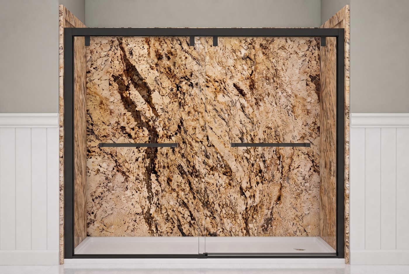 Golden Beaches Walls With The Selected Fixture