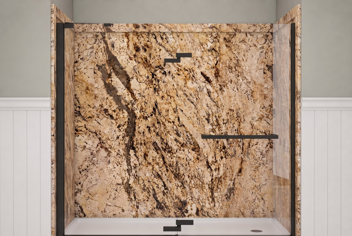 Golden Beaches Walls With The Selected Fixture