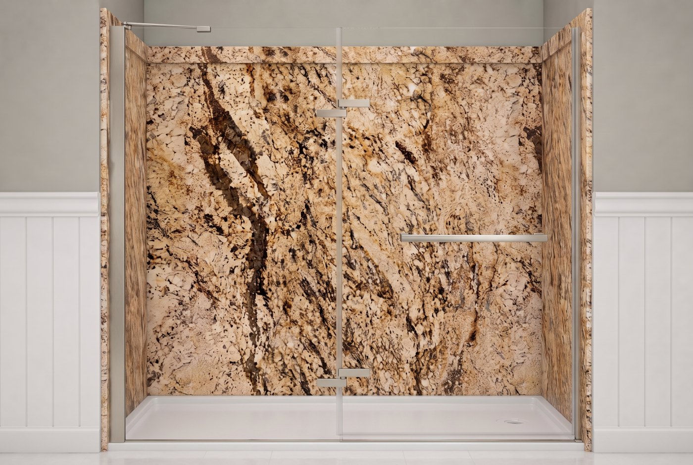 Golden Beaches Walls With The Selected Fixture