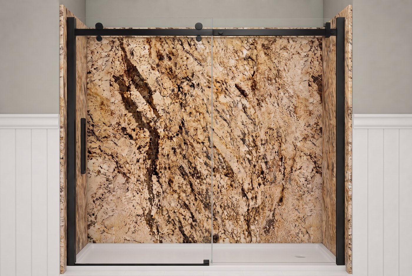 Golden Beaches Walls With The Selected Fixture