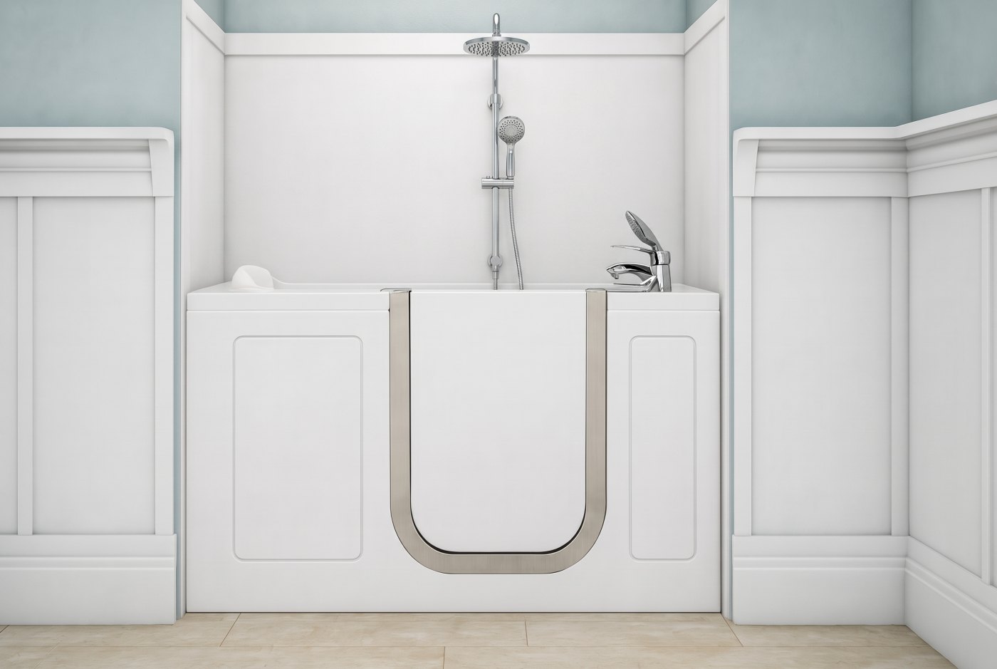 Petite L White Rainbar