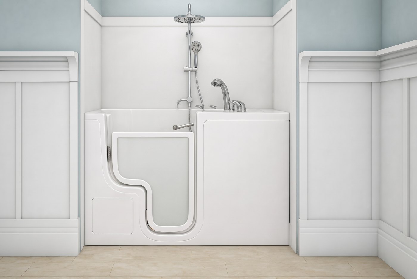 Transfer32 L White Rainbar